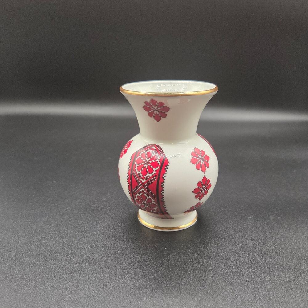 Vintage Porcelain Ukrainian Small Vase Made in Germany